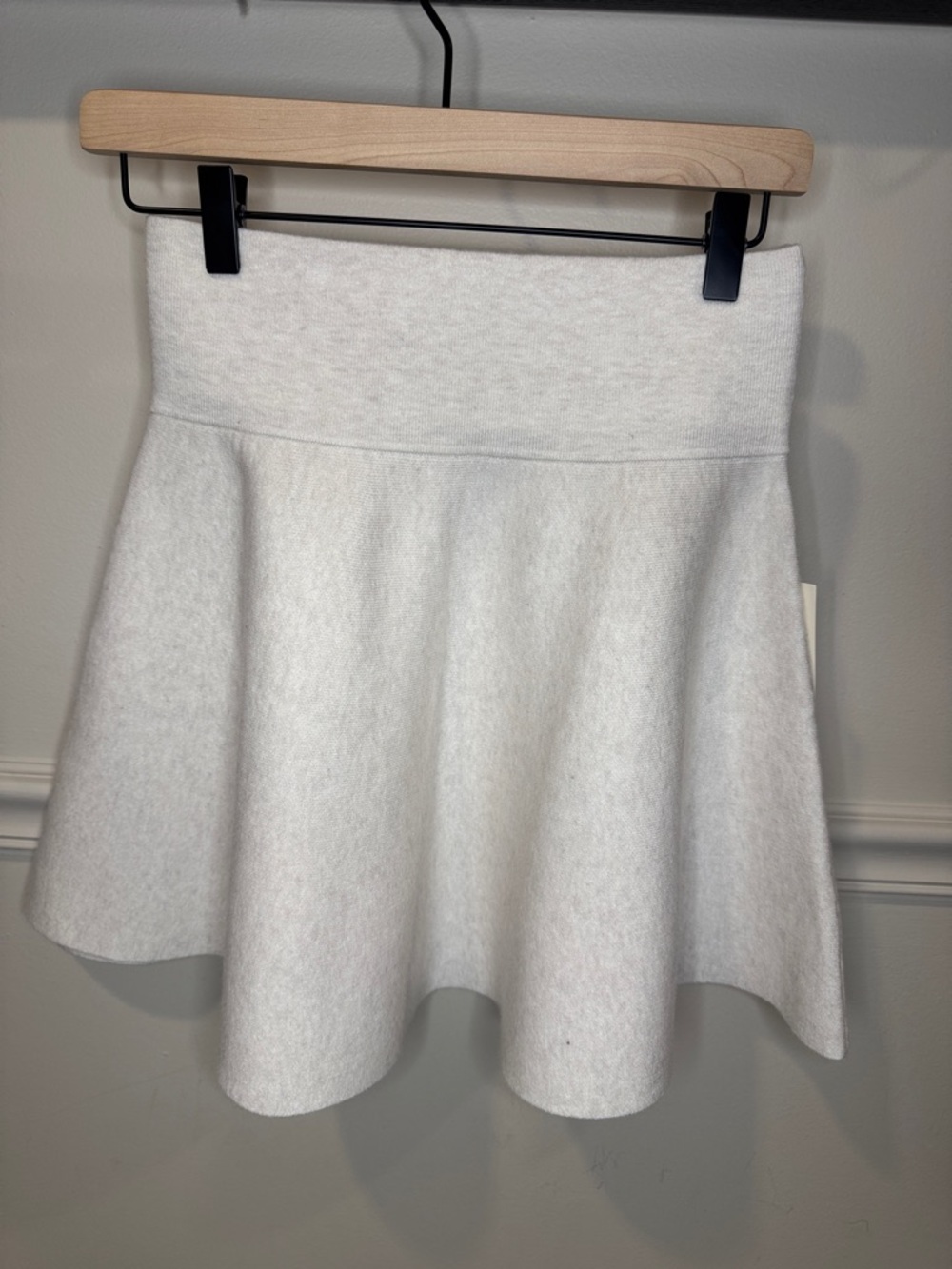 A New Day Oatmeal Skater Sweater Mini Skirt - Size XS
